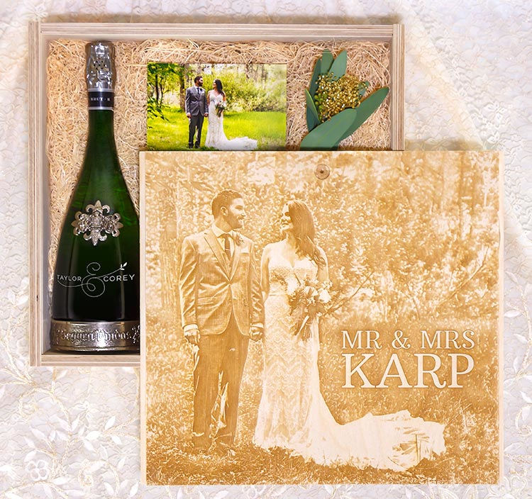 wine wedding gift set